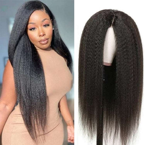 Transparent HD 13x4 Lace Front Kinky Straight Hair HD Lace Wig